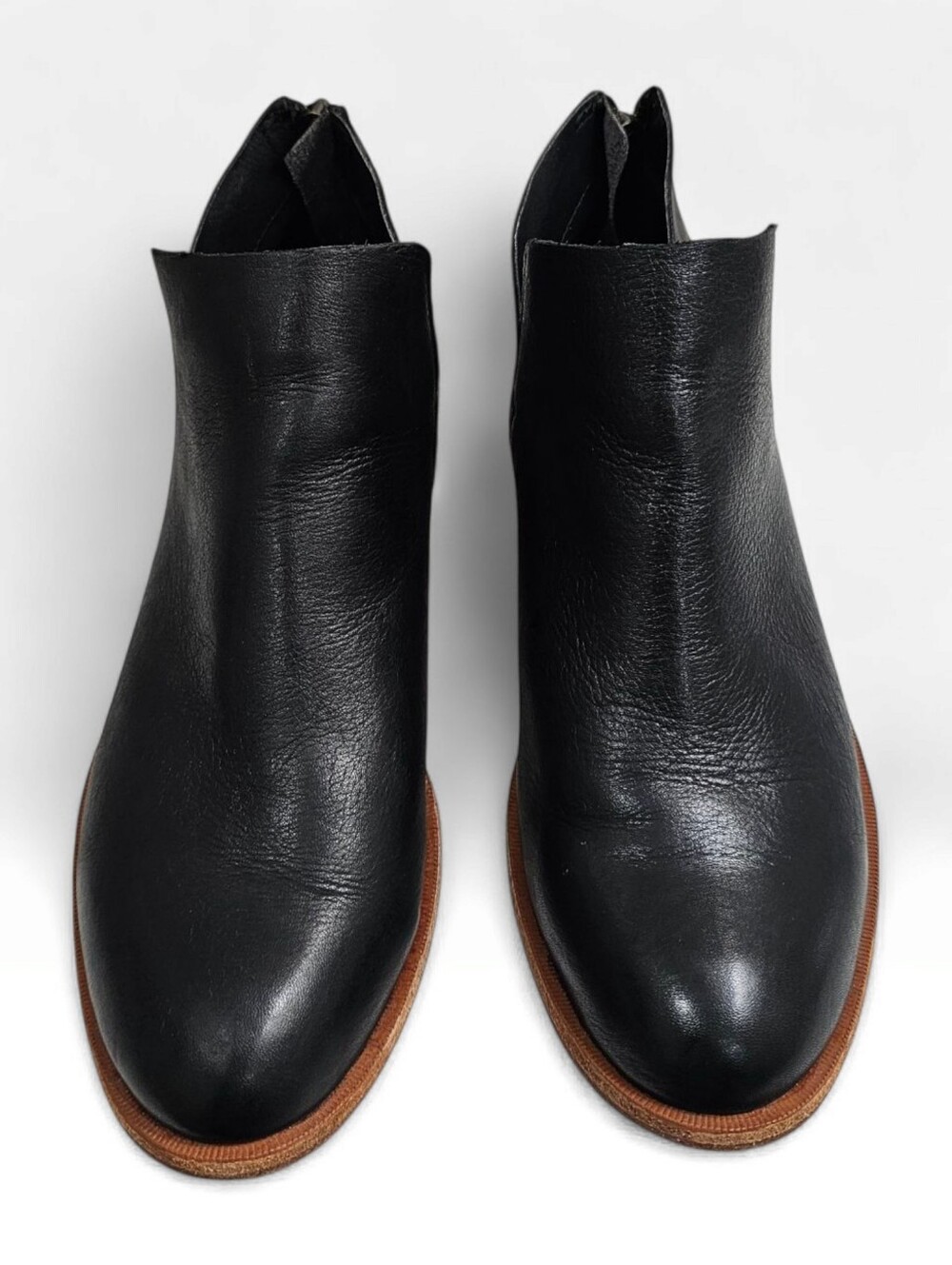 KORK-EASE Women Renny Black Leather Cut Out Ankle Boots 9M - Picture 5 of 10